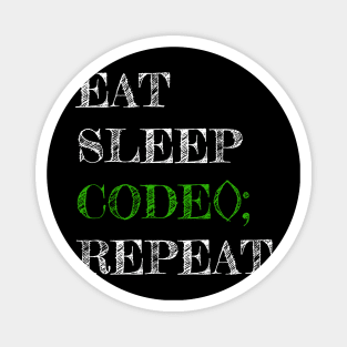 Eat Sleep Code() Repeat Magnet